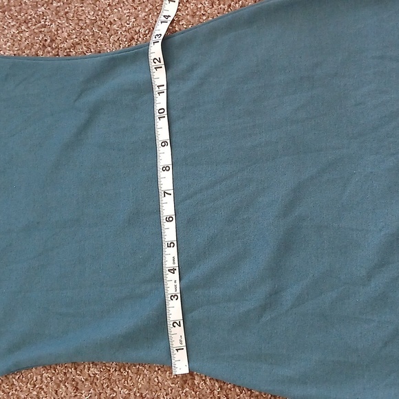 Cotton on teal kimi scooped bodycon midi dress size small - Picture 12 of 13